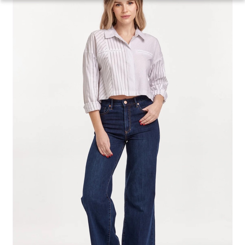 NWT Dear John Button Up Top